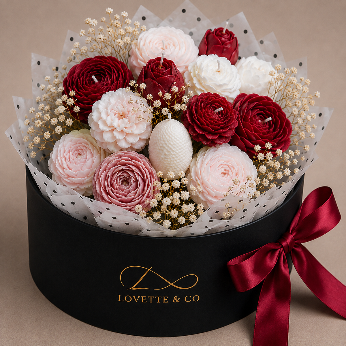 Candle Flower Bouquet
