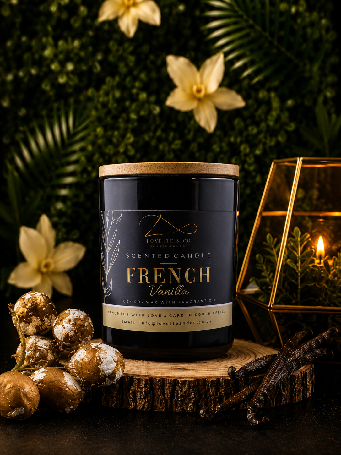 Nova Black 330ml Candles