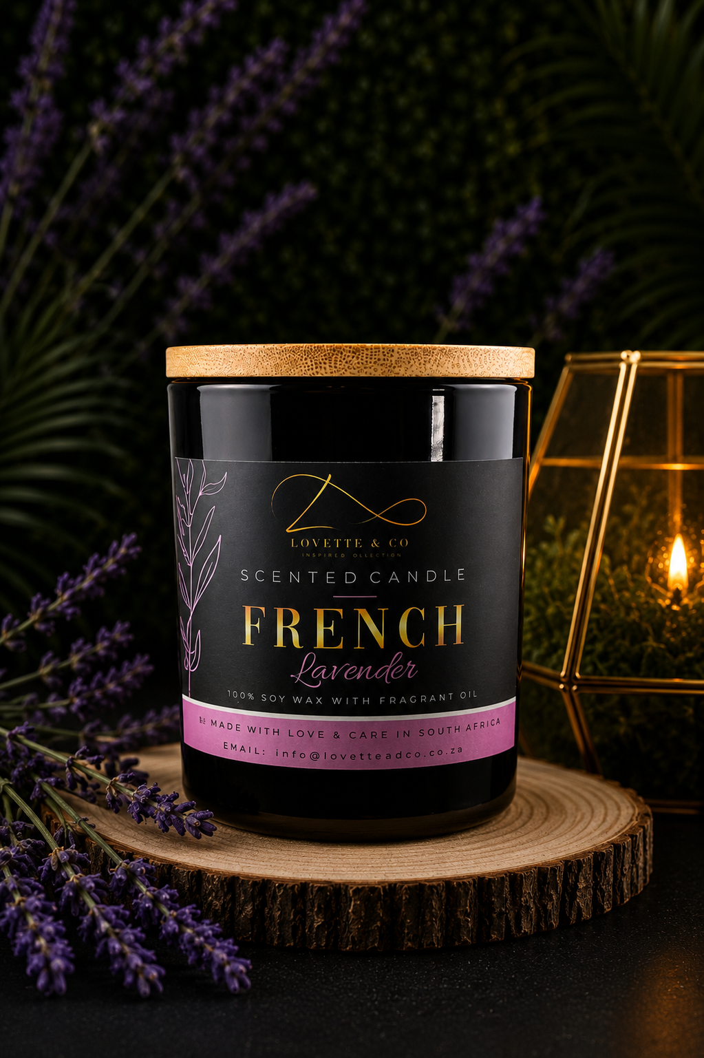 Nova Black 330ml Candles