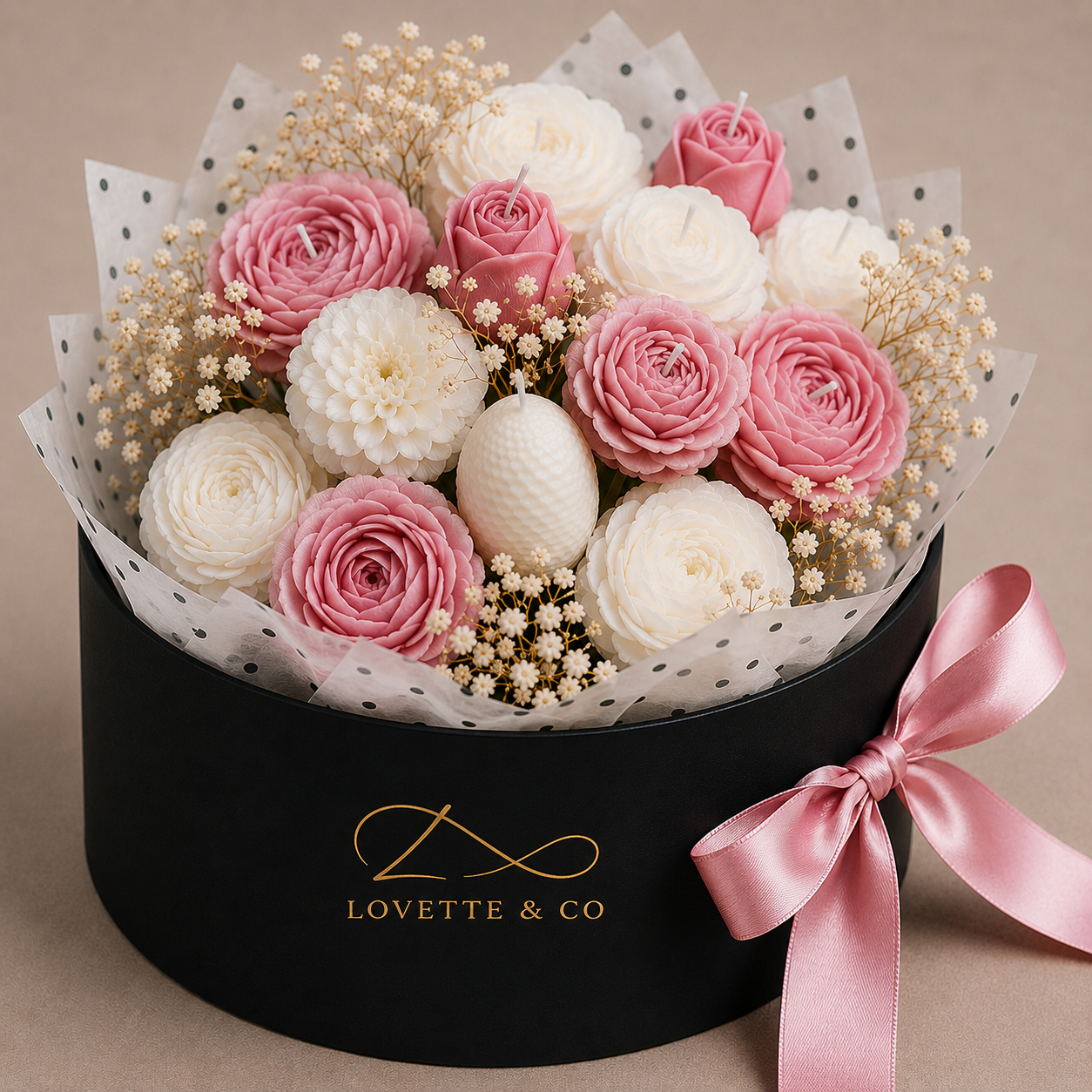 Candle Flower Bouquet