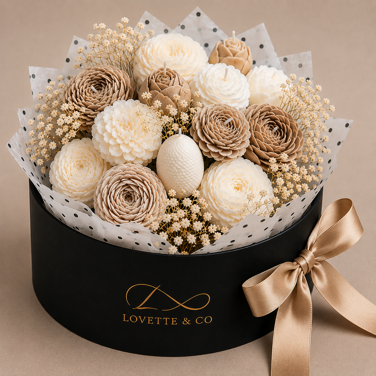 Candle Flower Bouquet