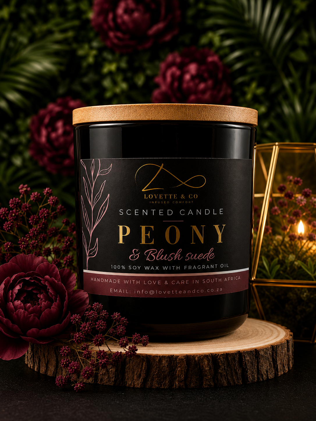 Luna Black Candles