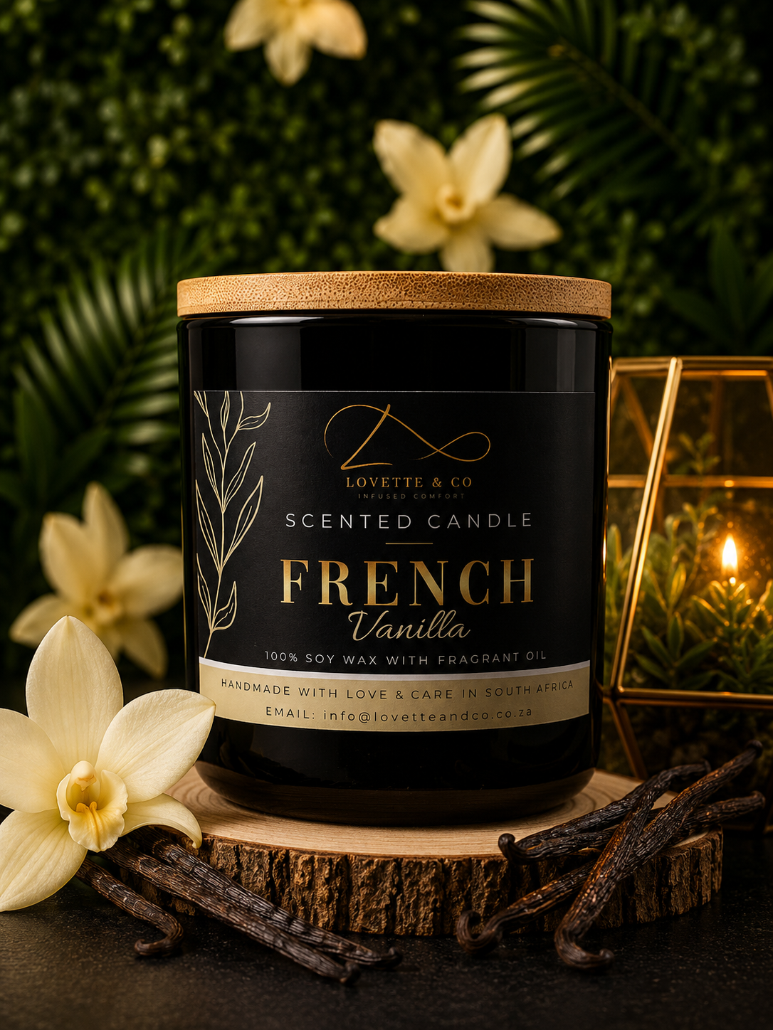 Luna Black Candles