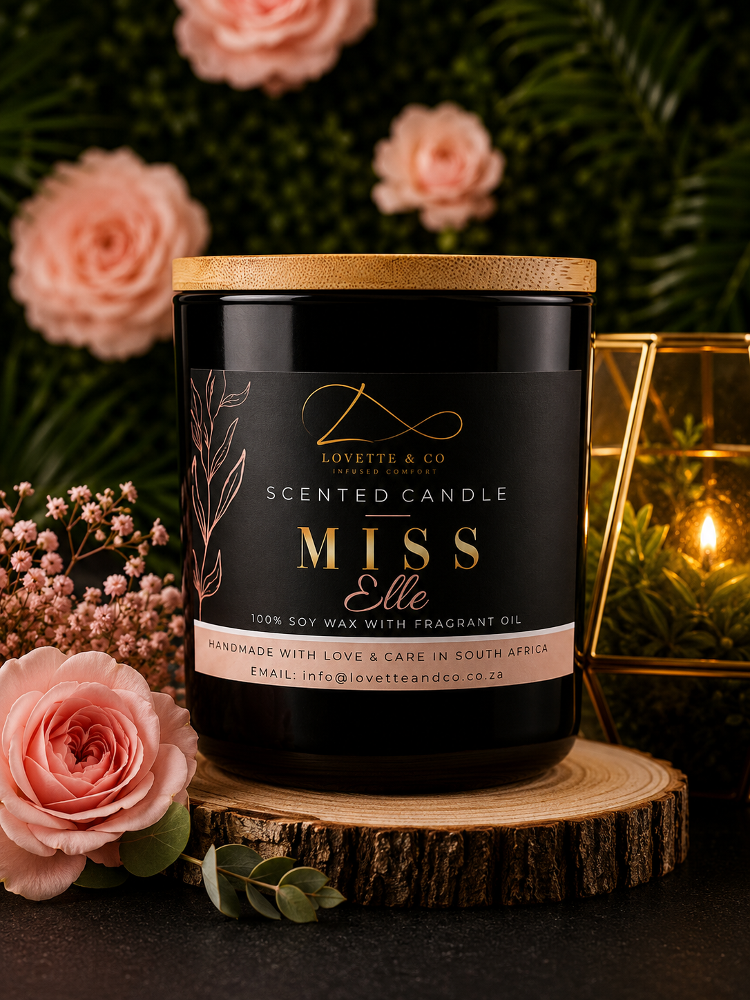 Luna Black Candles