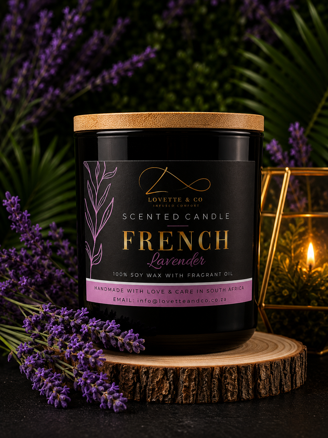 Luna Black Candles