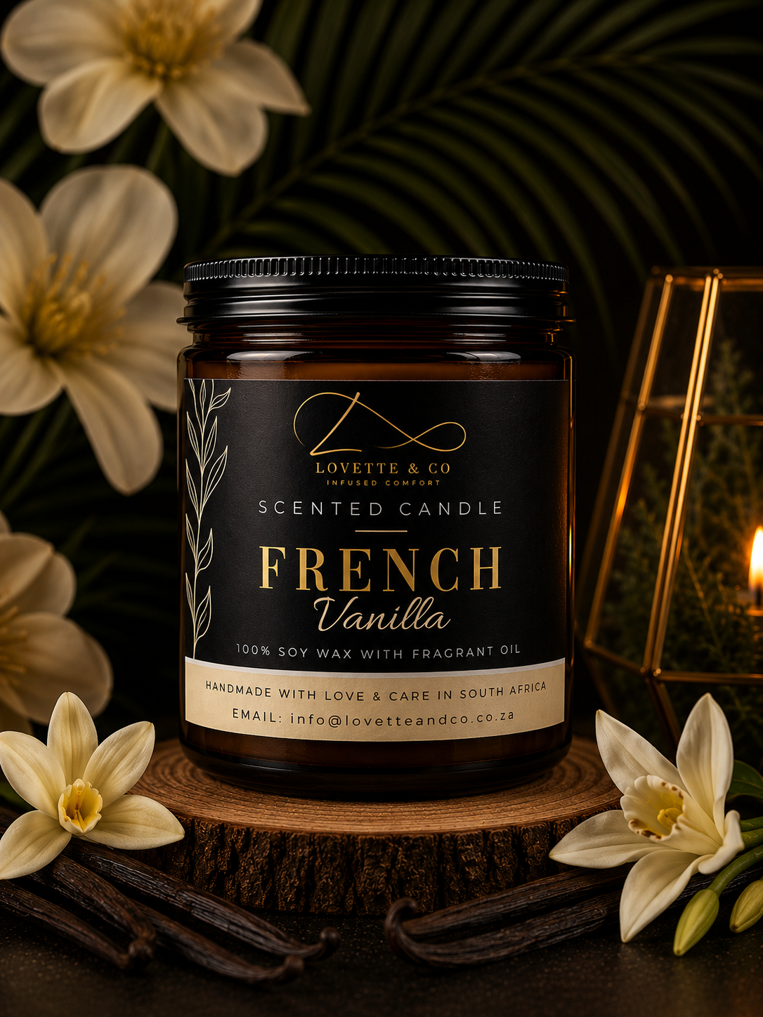 Classic Amber Jar Candles