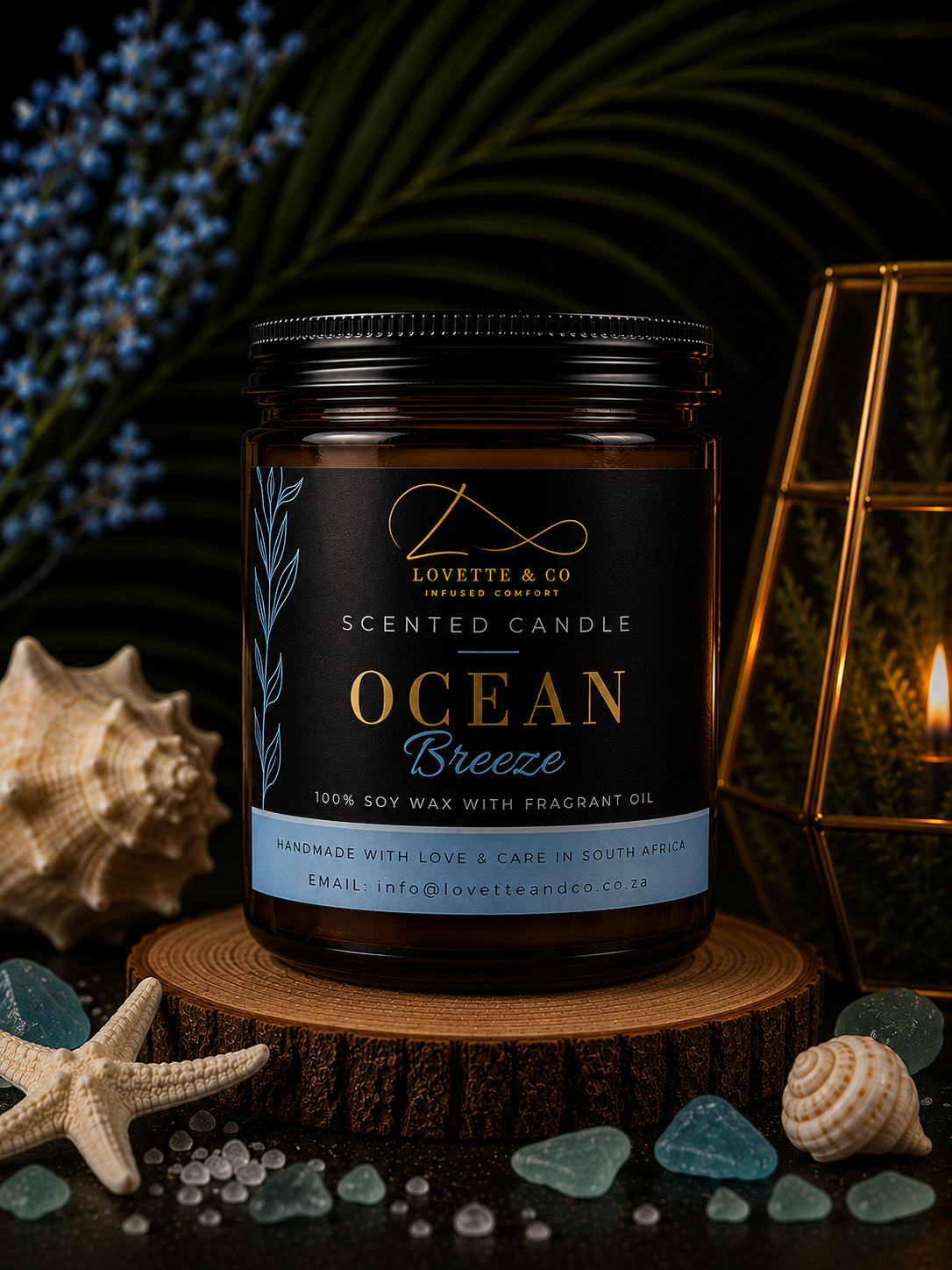 Classic Amber Jar Candles