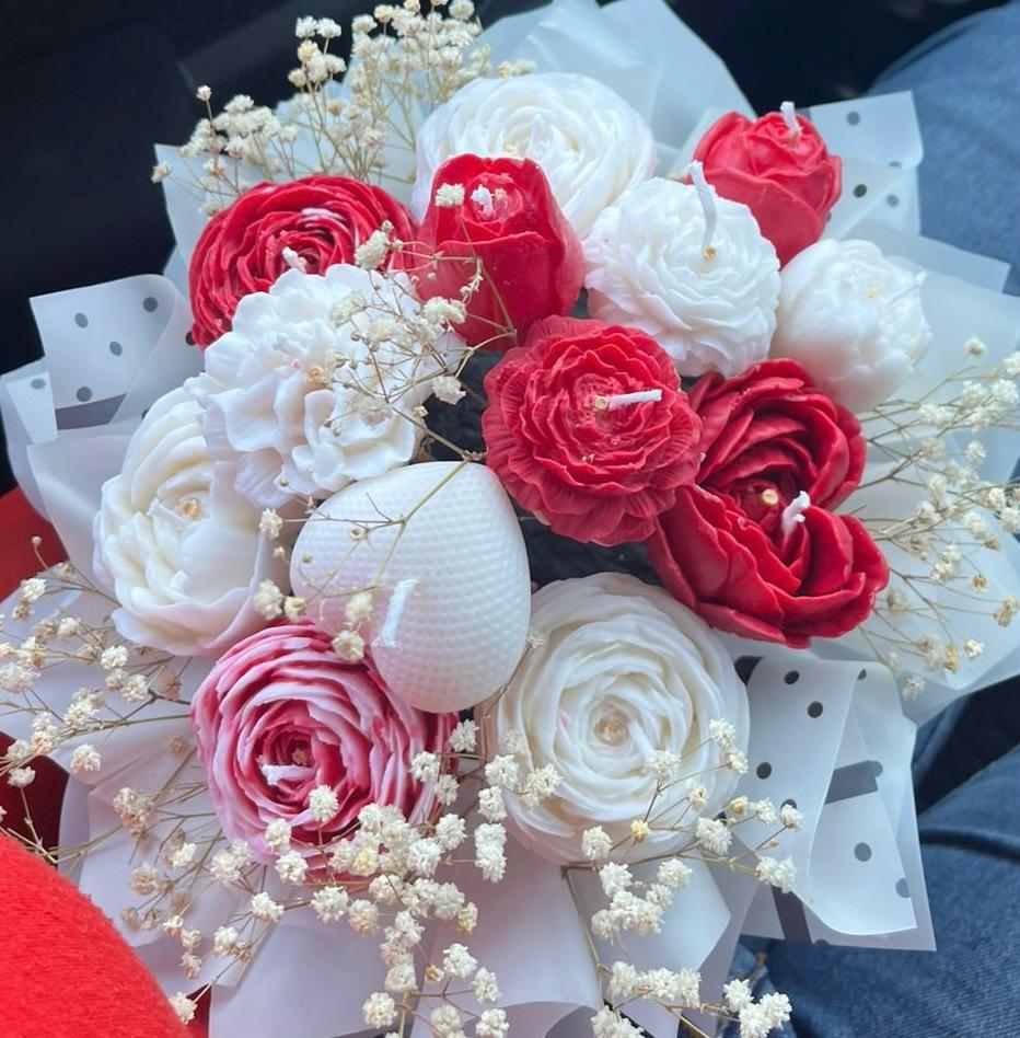 Candle Flower Bouquet