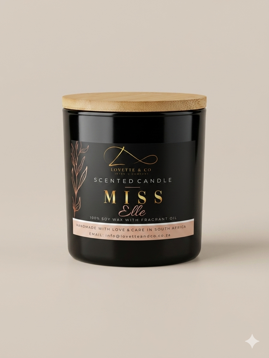 Luna Black Candles