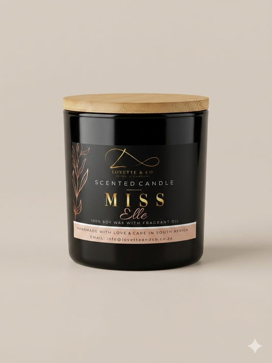 Luna Black Candles